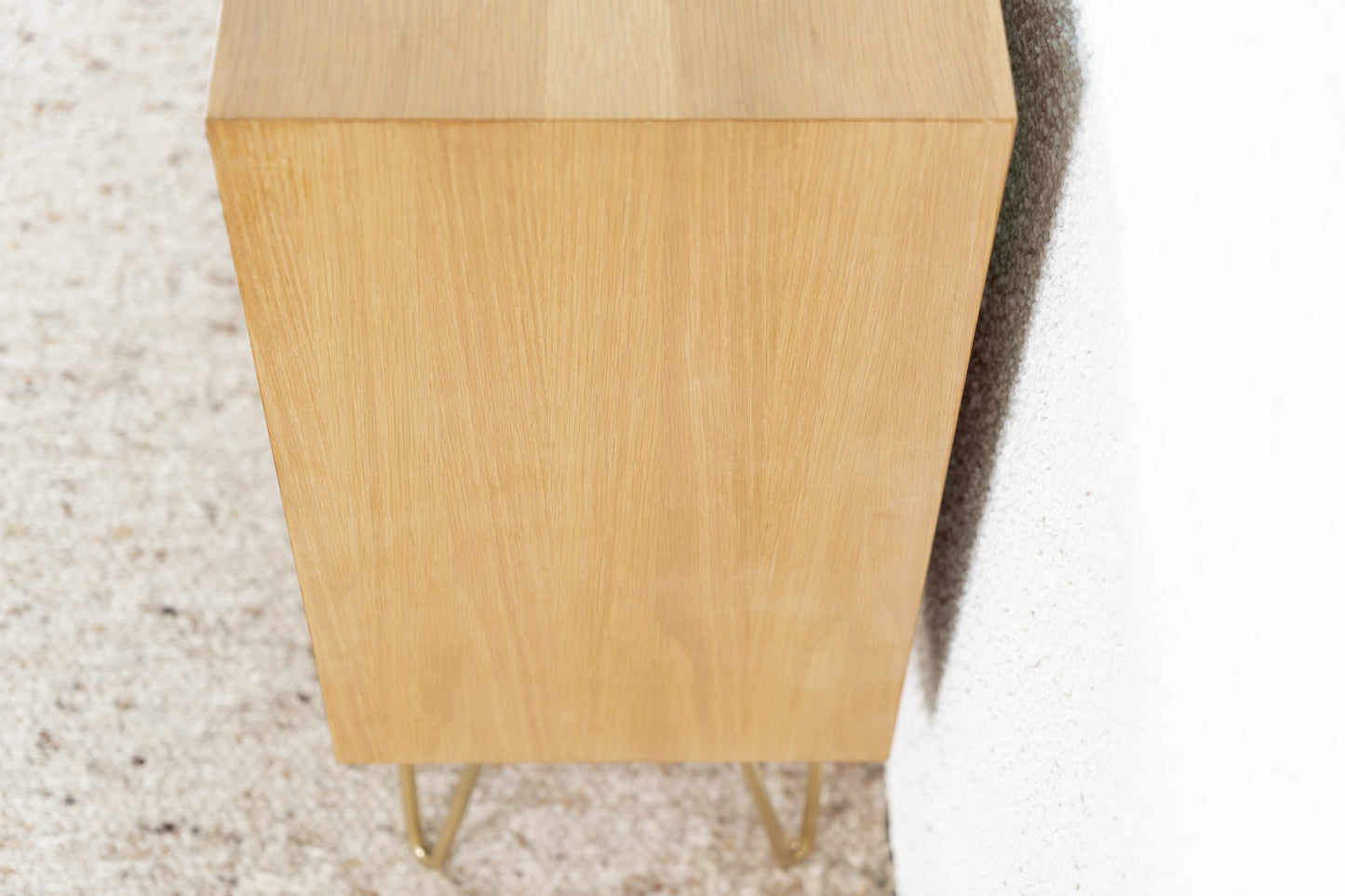 Nachttisch Kommode Vintage Holz Eiche