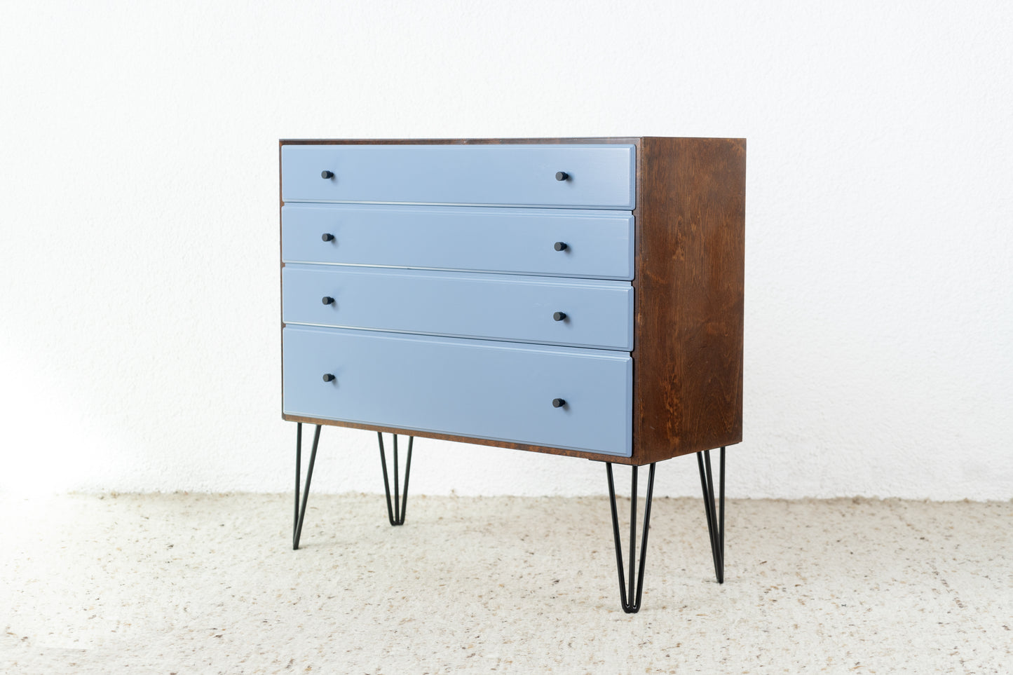 Schubladenkommode Vintage Holz Mahagoni