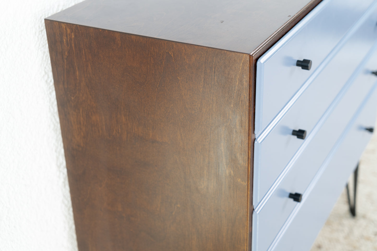 Schubladenkommode Vintage Holz Mahagoni
