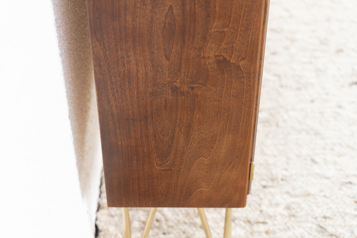 Vintage Vitrine Kommode Holz Mahagoni