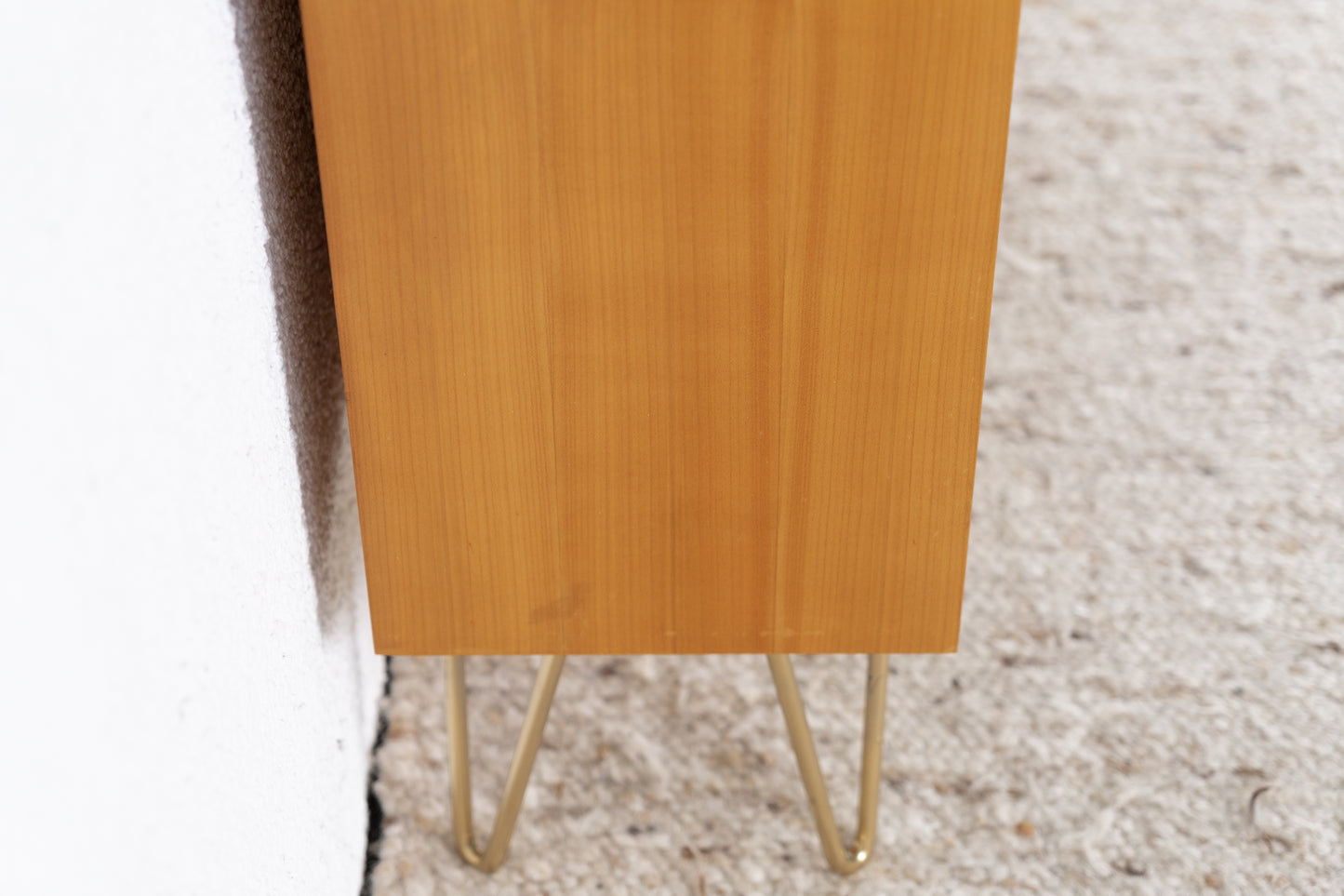Vintage Regal Holz Kirschbaum