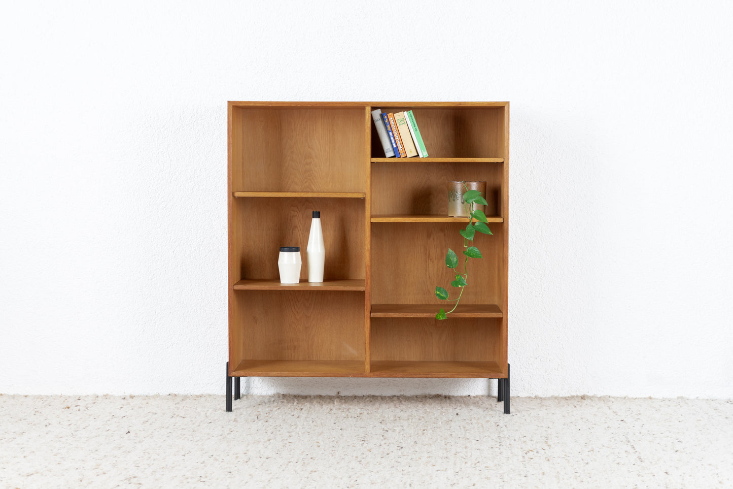 Vintage Bücherregal Regal WK Möbel Eiche Holz