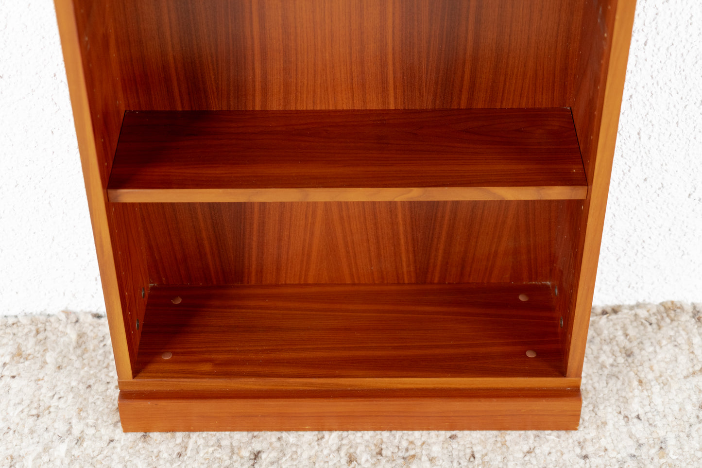 Vintage Bücherregal PrielForm Nussbaum Holz Flach Hoch