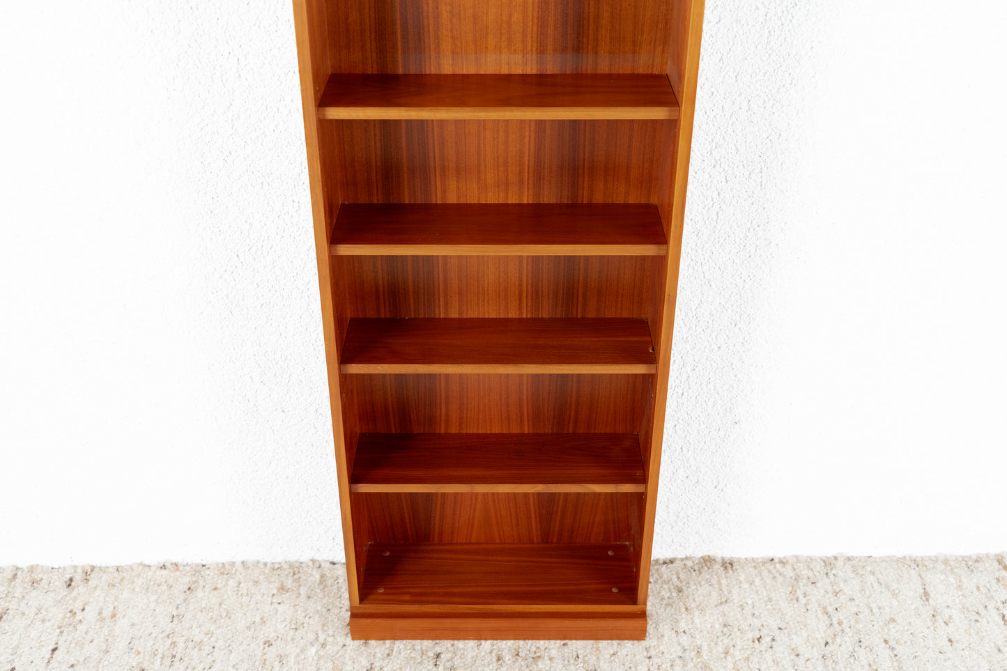 Vintage Bücherregal PrielForm Nussbaum Holz Flach Hoch