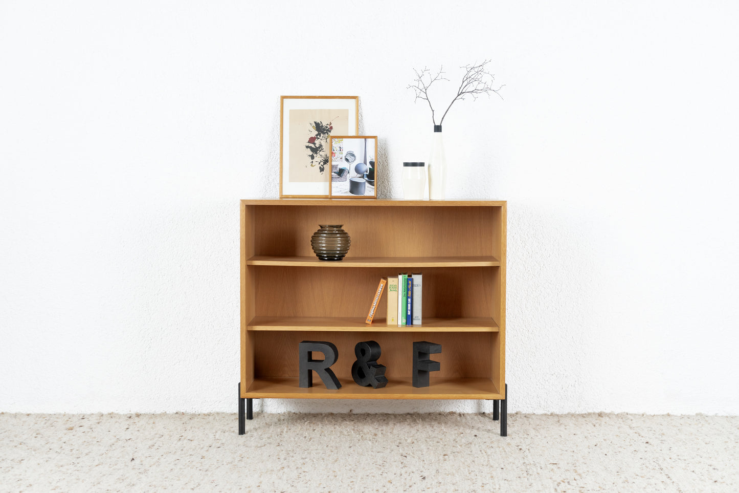Vintage Regal Holz Eiche Kommode WK Möbel