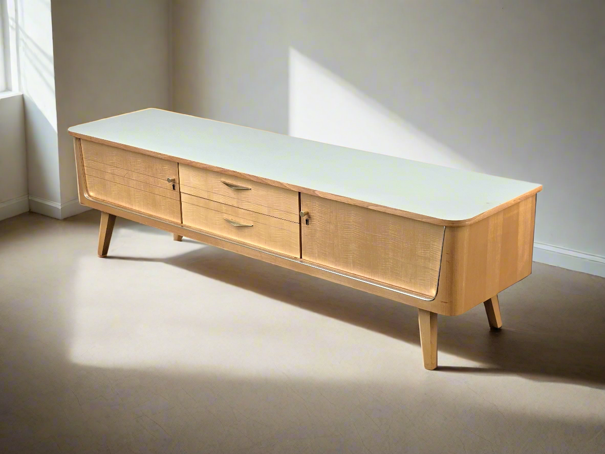 VINTAGE TV LOWBOARD sideboard 60s retro 1960er kommode wohnzimmer
