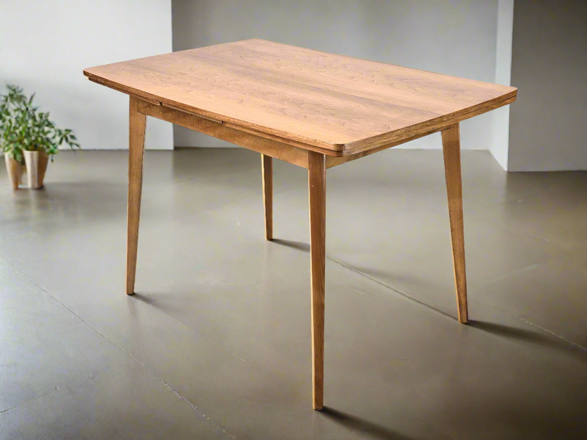 VINTAGE ESSTISCH tisch esszimmer küchentisch holz nussbaum 1960er schreibtisch
