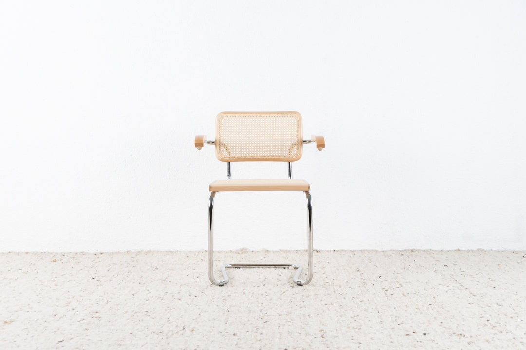 2er Set Freischwinger Armlehnen Stuhl