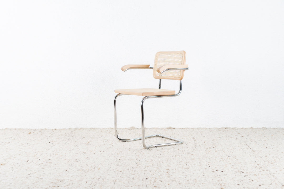 2er Set Freischwinger Armlehnen Stuhl