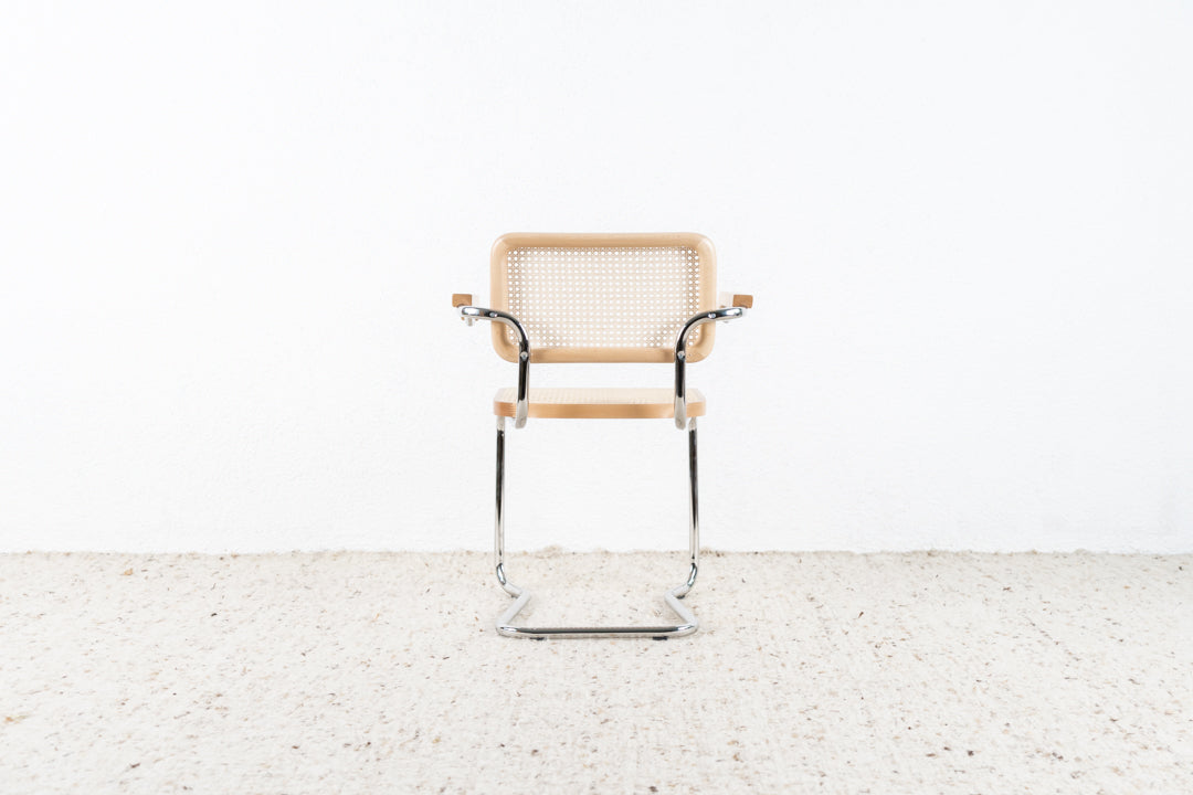 2er Set Freischwinger Armlehnen Stuhl