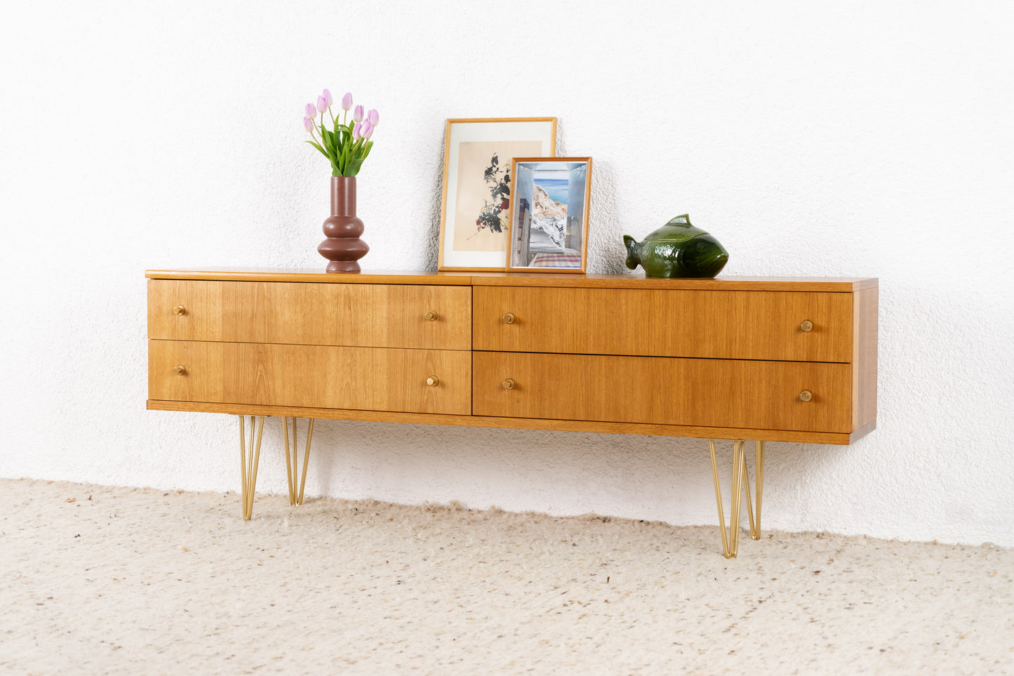 Teak Schubladen Sideboard
