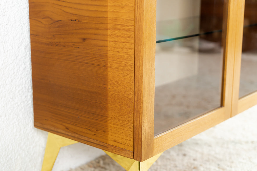 Teak Kommode / Vitrine