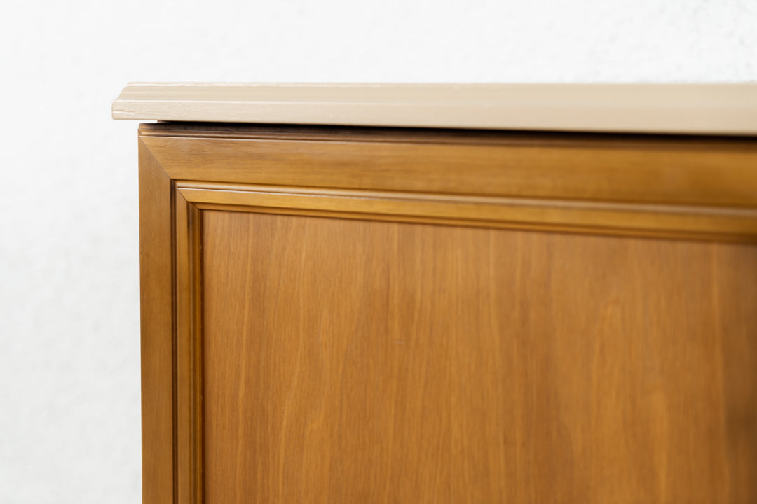 Vintage Sideboard Holz Low Nuss Tv Board Kommode