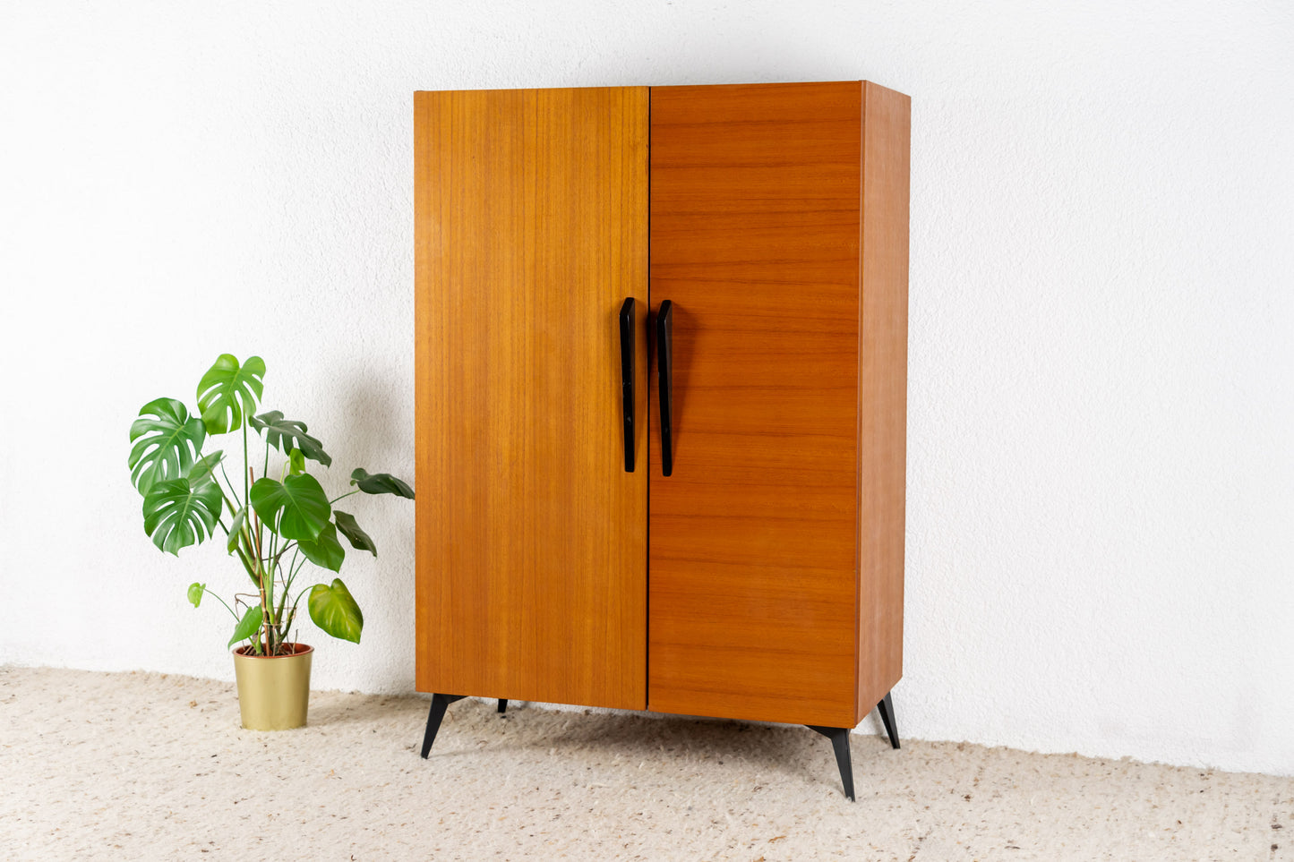 Kleiderschrank Teak Musterring