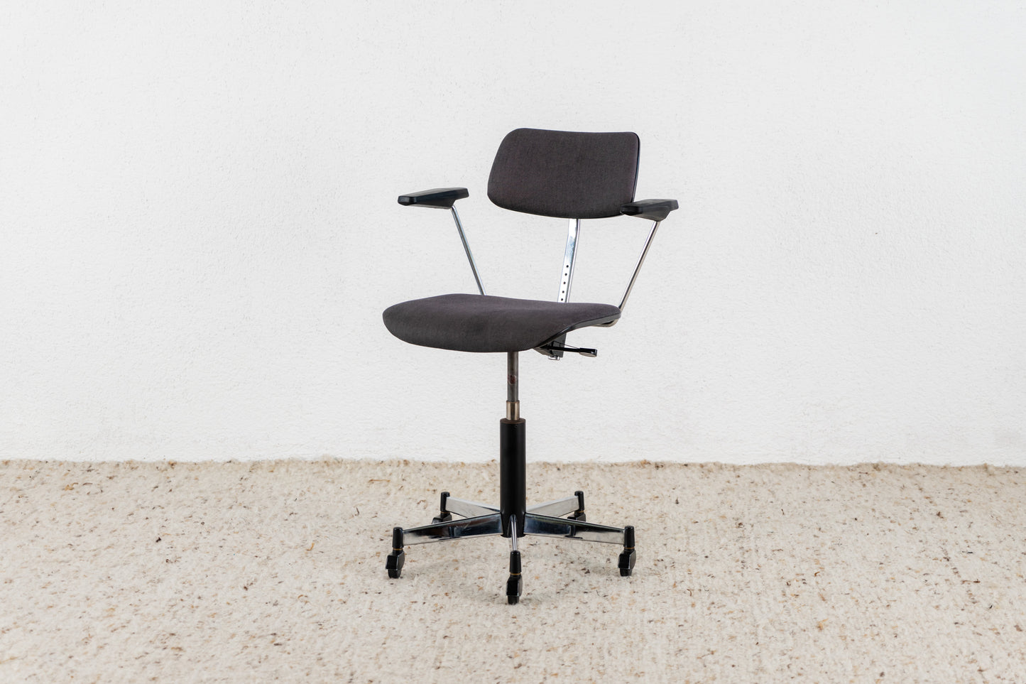 Schreibtischstuhl Giroflex Drehstuhl vintage mid century Polster Büro Stuhl