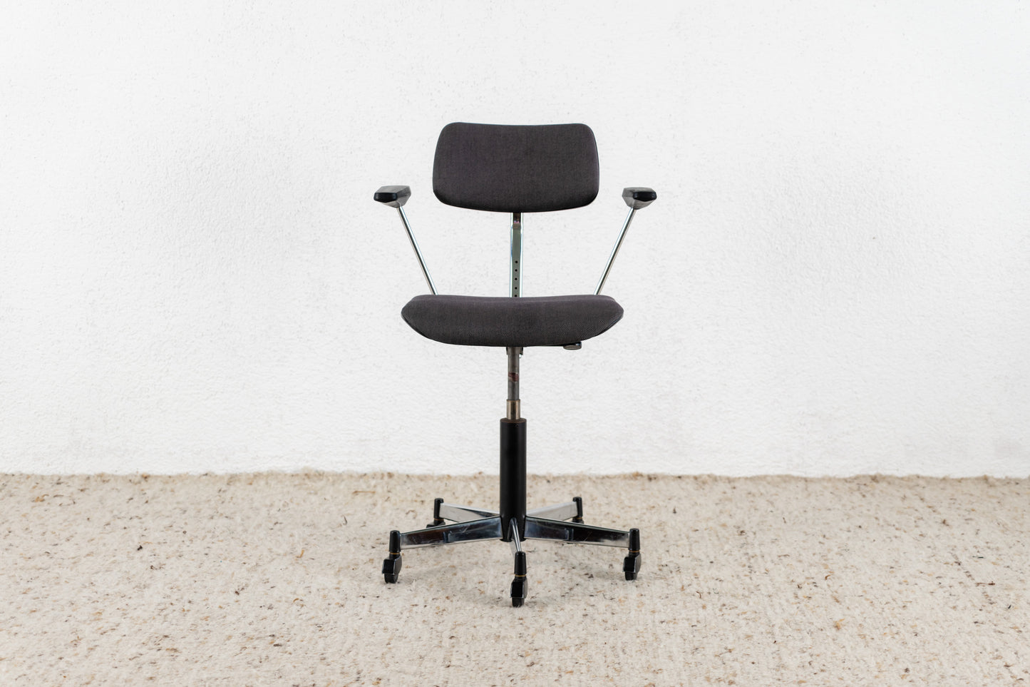 Schreibtischstuhl Giroflex Drehstuhl vintage mid century Polster Büro Stuhl