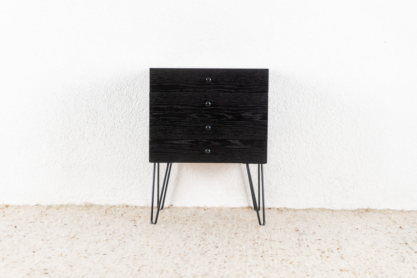 Schubladenkommode schwarz Ablage Kommode Vintage