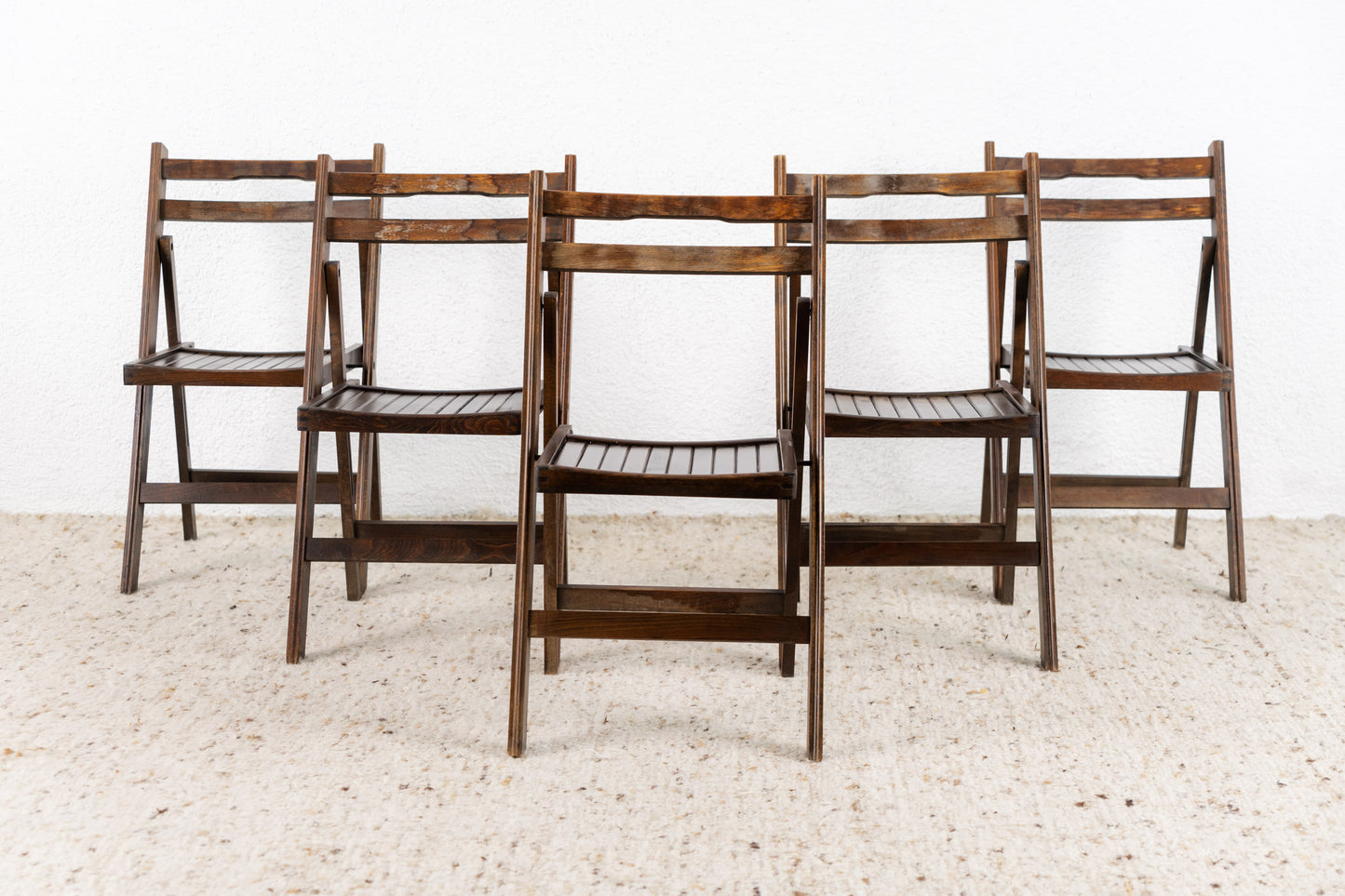 1 von 4 Holz Klappstuhl