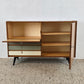 TEAK KOMMODE Sideboard Holz Tv Vintage 60er Schubladen midcentury