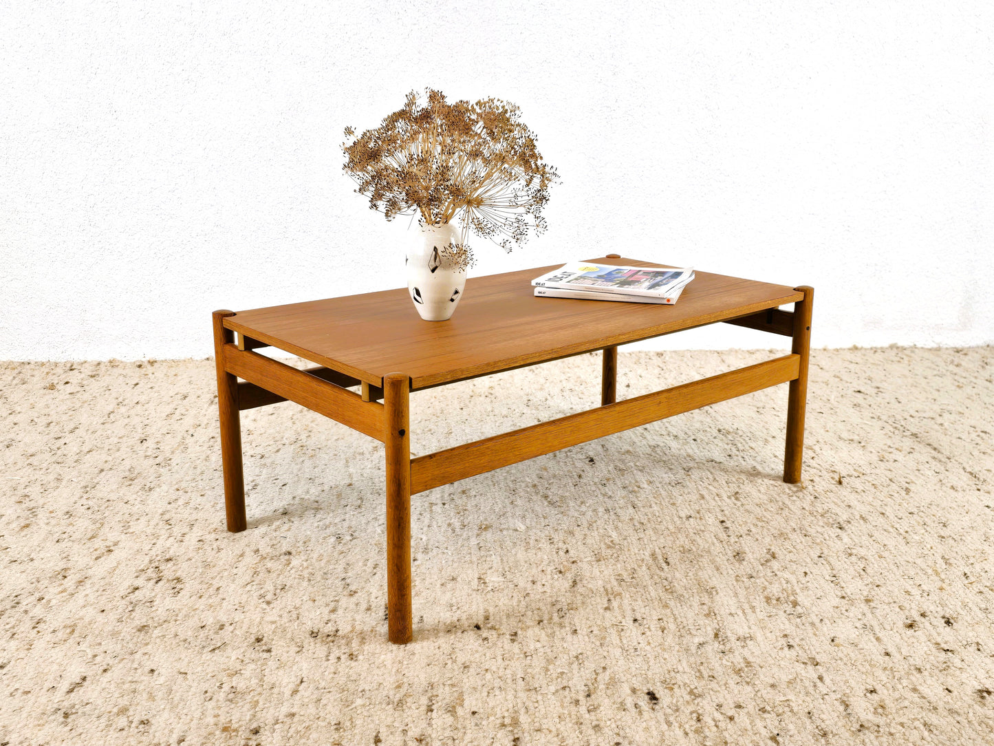 MID CENTURY COUCHTISCH wohnzimmer tisch teak holz 1960er Sofa couch
