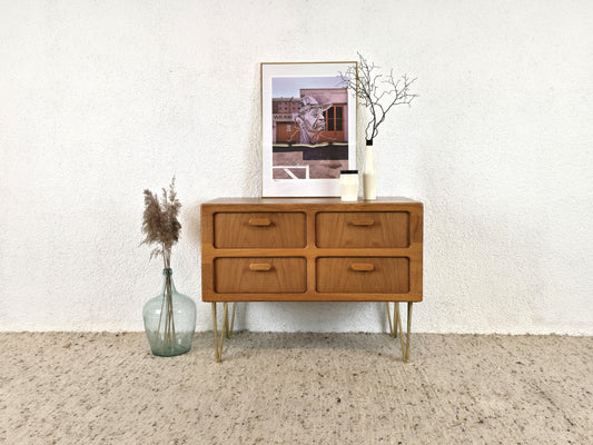 SILKEBORG TEAK SIDEBOARD Kommode Holz Vintage 60s denmark Tv HIFI