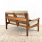 DANISH TEAK SOFA 2er Vintage Vamdrup Couch Tv Denmark mid century