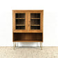 VINTAGE VITRINE Kommode Schrank Holz Tv Regal Küche GERO gold 60s