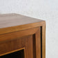 VINTAGE VITRINE Kommode Schrank Holz Tv Regal Küche GERO gold 60s