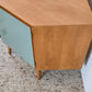 VINTAGE ECKKOMMODE Holz Kommode Rüster Mid Century schrank tv ddr