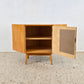 VINTAGE ECKKOMMODE Holz Kommode Rüster Mid Century schrank tv ddr