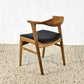 ERIK KIRKEGAARD STUHL vintage mid century Teak schreibtisch 49b