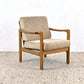 KNOLL ANTIMOTT SESSEL holz vintage Stuhl Tv beige buche 1960 60s midcentury Armchair