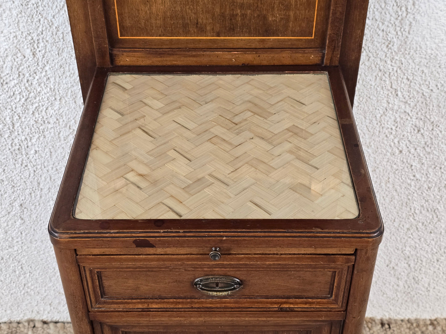 ANTIK SCHRANK kommode ablage flur vitrine vintage holz schränkchen