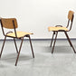 INDUSTRIAL STUHL 1von50 vintage stapelbar cafe patina esstisch