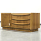 VINTAGE SIDEBOARD nuss holz kommode lowboard tv hifi mid century 60s 1960er