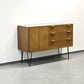 VINTAGE SIDEBOARD nuss holz kommode tv board mid century 1960er retro