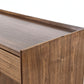 MID CENTURY SIDEBOARD nuss holz 1950er vintage kommode tv board low