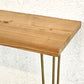 WAND SCHREIBTISCH klein Holz Gold Konsole Tisch Küche Vintage Home Office