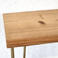 WAND SCHREIBTISCH klein Holz Gold Konsole Tisch Küche Vintage Home Office