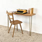 WAND SCHREIBTISCH klein Holz Gold Konsole Tisch Küche Vintage Home Office