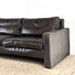 COR CONSETA COUCH Leder Sofa Schwarz vintage Patina Sessel Garnitur