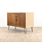 VINTAGE KOMMODE sideboard schrank kleider retro boho sand beige holz