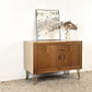 VINTAGE KOMMODE sideboard schrank kleider retro boho sand beige holz