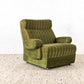 MID CENTURY SESSEL stuhl grün stoff armchair sofa ddr couch vintage retro