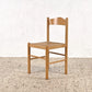 VINTAGE STUHL esszimmer küche esstisch büro holz buche binse mid century