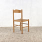 VINTAGE STUHL esszimmer küche esstisch büro holz buche binse mid century