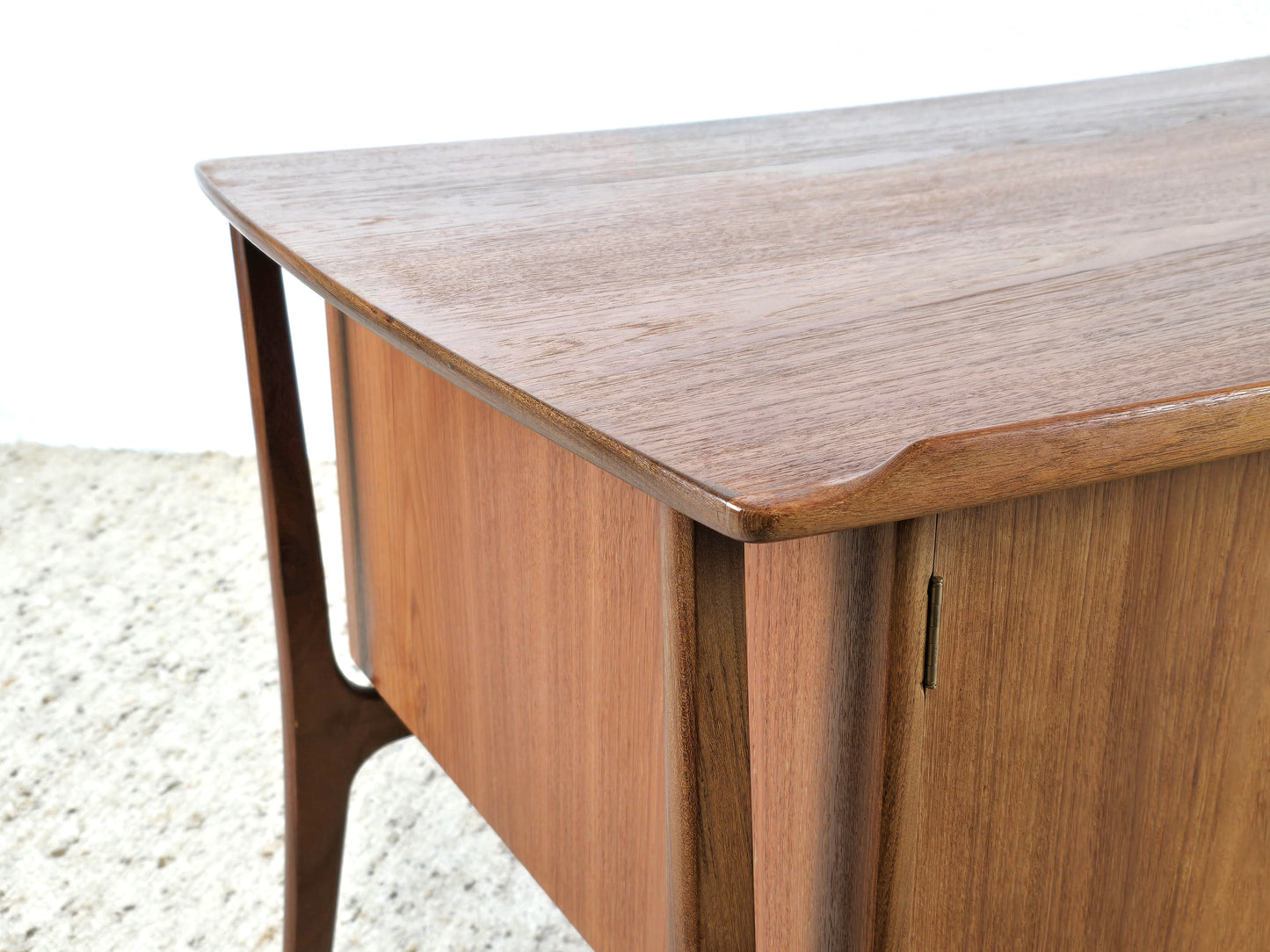 HP HANSEN SCHREIBTISCH teak holz büro tisch designer svend aaege madsen dänemark