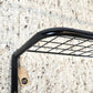 NIELS GAMMELGARD GARDEROBE 1970er vintage hutablage flur schwarz metall