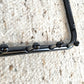 NIELS GAMMELGARD GARDEROBE 1970er vintage hutablage flur schwarz metall