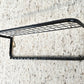 NIELS GAMMELGARD GARDEROBE 1970er vintage hutablage flur schwarz metall